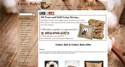 Desktop Screenshot of littlebalesofcotton.com